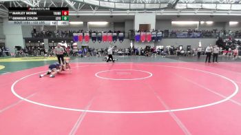 132 lbs Consi Of 16 #2 - Marley Morin, Trumbull vs Genesis Colon, Ledyard
