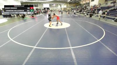 184 lbs Quarterfinal - Desmond McLaughlin, Castleton vs Ansar Omarov, Cortland