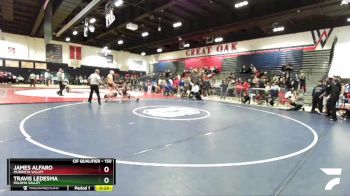 150 lbs Cons. Round 4 - James Alfaro, Murrieta Valley vs Travis Ledesma, Paloma Valley