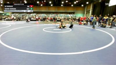 120 lbs Consi Of 32 #2 - Aj Vargas, Crook County vs Gavin Ourada, Omaha Skutt Catholic