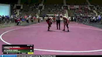 138 lbs Quarterfinal - Ny`dariun Jones, Alabama School For The Blind vs Langston Worrell, T. R. Miller