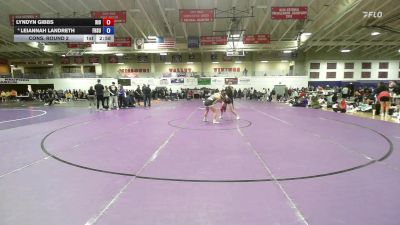 117 lbs Cons. Round 2 - Lyndyn Gibbs, University Of Rio Grande vs Leiannah Landreth, Fort Hays State