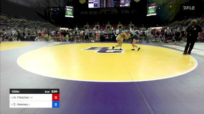 130 lbs Cons 16 #2 - Hayli Fletcher, WI vs Claudia Heeney, IL