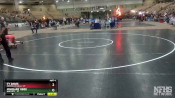 126 lbs Quarterfinals (8 Team) - Minisare Gbee, Bartlett vs Ty Davis, Knoxville Halls