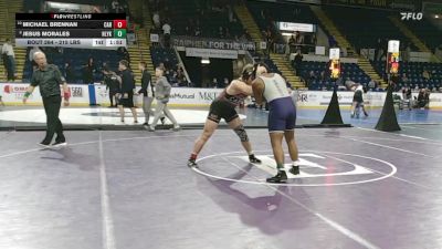 215 lbs Consi Of 8 #2 - Michael Brennan, Carver vs Jesus Morales, Holyoke