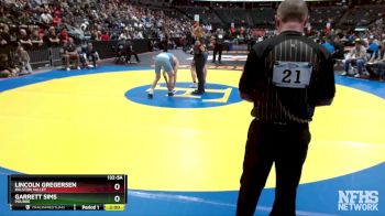 132-5A Champ. Round 1 - Lincoln Gregersen, Ralston Valley vs Garrett Sims, Poudre