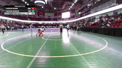 132 lbs Cons. Round 1 - Austin Spano, Nampa vs Martin Gurule, Ridgevue