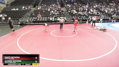 109 lbs Champ. Round 1 - Kamden Gleason, Uintah Wrestling vs Dante Reynosa, Mountain Ridge