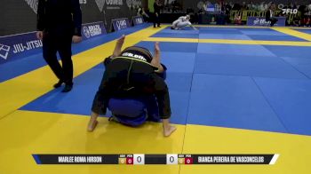 Bianca Pereira De Vasconcelos vs Marlee Roma Hirson 2025 European Jiu-Jitsu IBJJF Championship