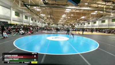 70 lbs Quarterfinal - Brekken Frost, Madison vs Jayden Hodge, Belle Fourche Wrestling Club