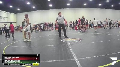 167 lbs Round 2 (4 Team) - Kamar Brown, Tar River vs Zaviaun Whack, Invictus Wrestling Club