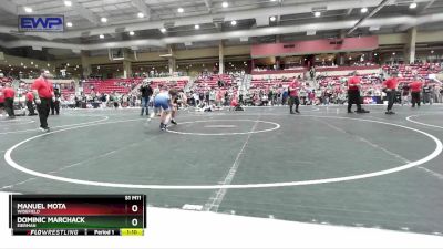 100 lbs Quarterfinal - Manuel Mota, Widefield vs Dominic Marchack, EIERMAN