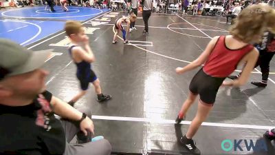 61-63 lbs Rr Rnd 2 - Victoria Adams, Barnsdall Youth Wrestling vs Emerson Rollings, Tulsa Blue T Panthers