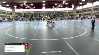 106 lbs Semifinal - Anthony Lavezzola, Westwood vs Dylan Biegel, Pascack Valley