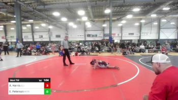70 lbs Rr Rnd 2 - Asher Harris, Illinois Valley YW vs Emjaroen Peterson, Hotshots