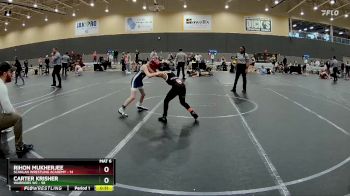 72 lbs Cons. Round 2 - Rihon Mukherjee, Scanlan Wrestling Academy vs Carter Krisher, Warriors WC