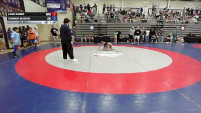 67 lbs Rr Rnd 3 - Lane Baker, Roundtree Wrestling Academy vs Connor Martin, Level Up Wrestling Center