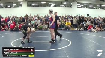 130 lbs Quarterfinal - Alexis LaVallee, Comstock Park WC vs Jenna Bradford, Decatur WC