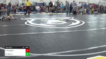 55-B lbs Quarterfinal - Aj Puckett, MI vs Westen Davis, WV