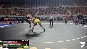 D3-215 lbs Quarterfinal - Orlando Gonzalez, Salpointe Catholic vs Prayer Young-Blackgoat, Coconino