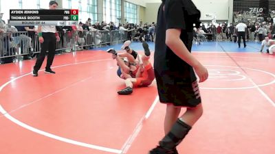 162-H lbs Round Of 64 - Ayden Jenkins, Pittsgrove Wrestling Association vs Thomas Booth, Pro-ex Wrestling Club