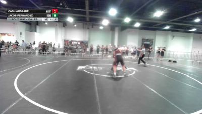 150 lbs Semifinal - Cash Andrade, Mantanona TC vs Jacob Fernandez, Bonita HS