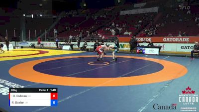 60kg Cons. Round 2 - Dominic Dubeau, Strathcona WC vs Richard Baxter, Lakehead WC