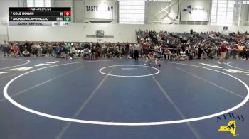 58 lbs Quarterfinal - Cole Hogan, Brawler Elite vs Jackson Caporiccio, Deep Roots Wrestling Club