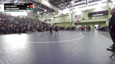 138 lbs Champ. Round 1 - Omar Menendez, FRANKLIN vs Raul Orozco, BANNING