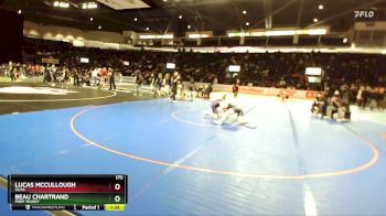 175 lbs Quarterfinal - Beau Chartrand, Port Moody vs Lucas McCullough, Silas