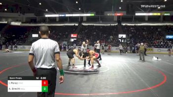 285 lbs Semifinal - Isaiah Perez, Othello vs Ashton Brecht, Dallas