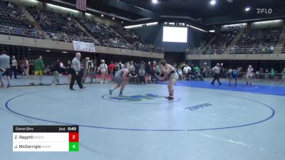 145 lbs Consi-qtrs - Zack Regotti, Moon Twp vs Justin McGarrigle, Wernersville