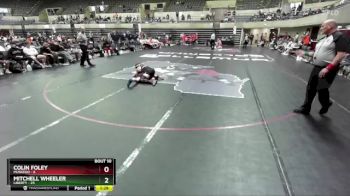 189 lbs Finals (8 Team) - Colin Foley, Muskego vs Mitchell Wheeler, Liberty