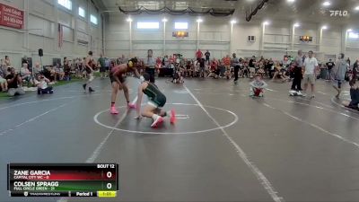 126 lbs Round 4 (6 Team) - Colsen Spragg, Full Circle Green vs Zane Garcia, Capital City WC