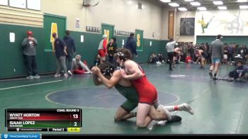 160 lbs Cons. Round 3 - Cole Tenant, Cherokee Trail vs Dominic Fish, Cherokee Trail