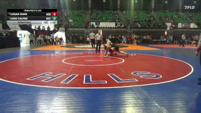 5A 215 lbs Semifinal - Luke Calfee, Scottsboro vs Logan Duke, A P Brewer High School