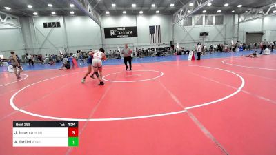 130A lbs Rr Rnd 3 - Jacob Inserra, Rednose vs Apollo Bellini, Ponogansett