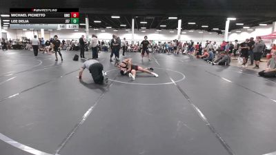 92-96 lbs Quarterfinal - Michael Pichetto, Grit Mat Club vs Lee Delia, Js74
