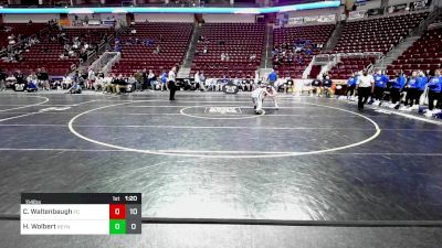 114 lbs Round Of 16 - Clayton Waltenbaugh, Faith Christian Acad. vs Hudson Wolbert, Reynolds