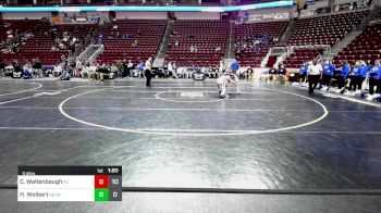 114 lbs Round Of 16 - Clayton Waltenbaugh, Faith Christian Acad. vs Hudson Wolbert, Reynolds