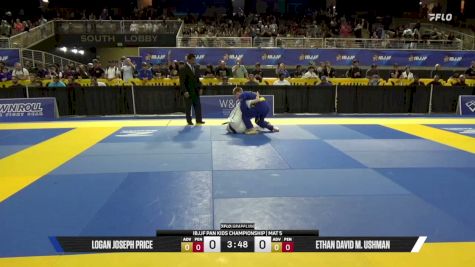 Logan Joseph Price vs Ethan David M. Ushman 2026 Pan Kids Jiu-Jitsu IBJJF Championship