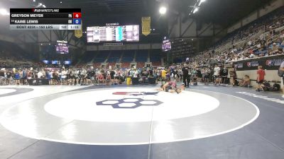 150 lbs Champ. Rd Of 128 - Greyson Meyer, Pennsylvania vs Kaine Lewis, Ohio