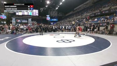 157 lbs Champ. Rd Of 128 - Haas Lundeen, North Dakota vs Asher Bacon, Pennsylvania