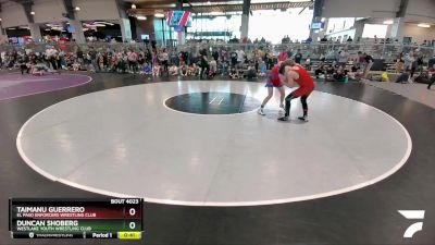 140 lbs Champ. Round 1 - Taimanu Guerrero, El Paso Enforcers Wrestling Club vs Duncan Shoberg, Westlake Youth Wrestling Club