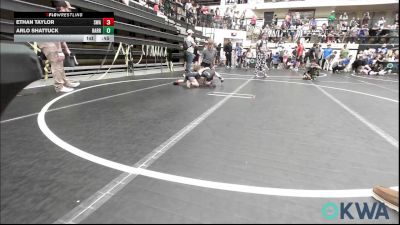 49 lbs Round Of 16 - Ethan Taylor, Shelton Wrestling Academy vs Arlo Shattuck, Harrah Little League Wrestling