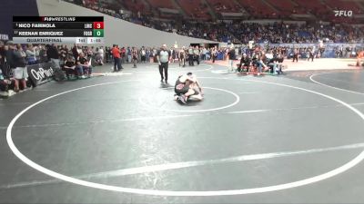 6A Boys 126 lbs Quarterfinal - Nico Farinola, Lincoln Boys vs Keenan Enriquez, Forest Grove Boys