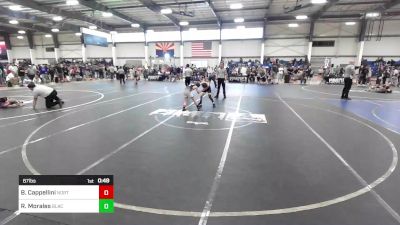 87 lbs Rr Rnd 2 - Benjamin Cappellini, North Valley RTC vs Royce Morales, BlackCat WC