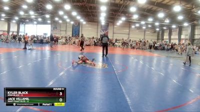 52 lbs Rd# 9- 2:15pm Saturday Final Pool - Jace Villamil, West Coast Elite vs Kyler Black, Iowa Black