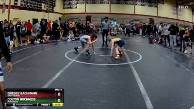 80 lbs Quarterfinal - Greggy Bachmann, Unattached vs Colton Buchness, Mavericks