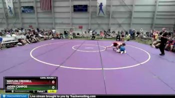 152 lbs 2nd Wrestleback (16 Team) - Waylon Cressell, North Dakota vs Jaden Campos, Virginia